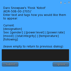 Title Dialog